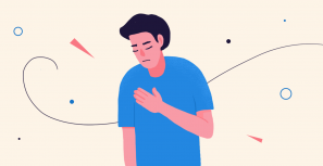 焦虑可能会导致你的胸部有压迫感